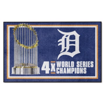 Picture of Detroit Tigers Dynasty 4x6 Rug