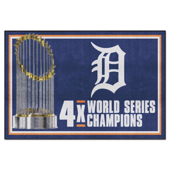 Picture of Detroit Tigers Dynasty 5x8 Rug
