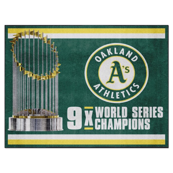 Picture of Oakland Athletics Dynasty 8x10 Rug