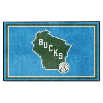 Picture of Milwaukee Bucks 4x6 Rug