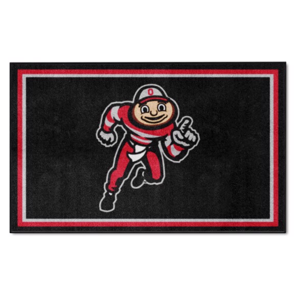 Picture of Ohio State Buckeyes 4x6 Rug