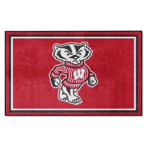 Picture of Wisconsin Badgers 4x6 Rug