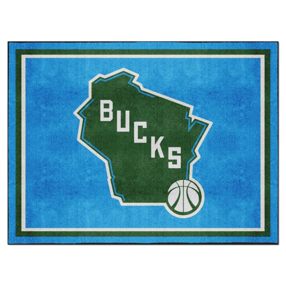 Picture of Milwaukee Bucks 8x10 Rug