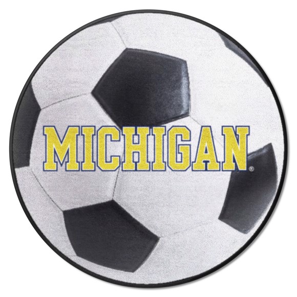 Picture of Michigan Wolverines Soccer Ball Mat