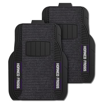 Picture of TCU Horned Frogs 2-pc Deluxe Car Mat Set