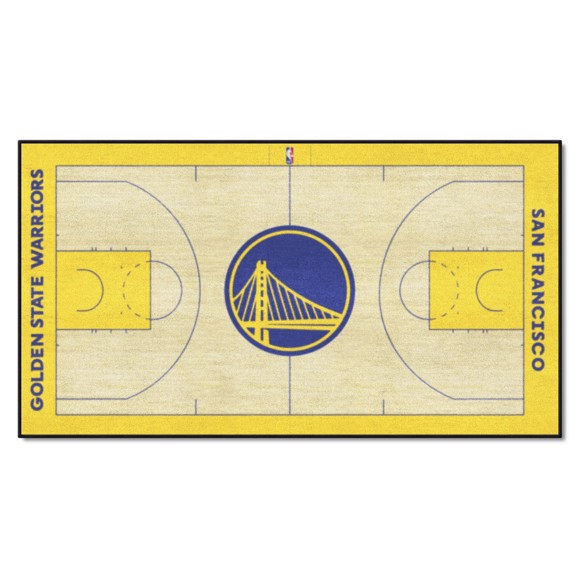 Picture of Golden State Warriors NBA Court Large Runner