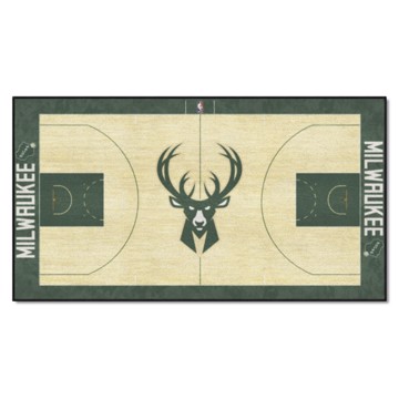 Picture of Milwaukee Bucks NBA Court Large Runner