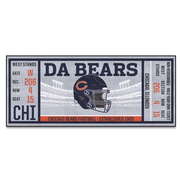 Picture of Chicago Bears Ticket Runner