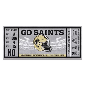 Picture of New Orleans Saints Ticket Runner