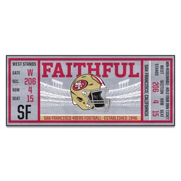 Picture of San Francisco 49ers Ticket Runner