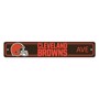 Picture of Cleveland Browns Team Color Street Sign Décor 4in. X 24in. Lightweight