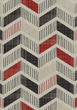 Picture of Modern Chevron 2x3 Rug