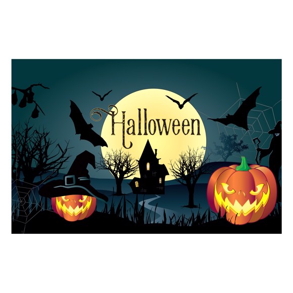 Picture of Halloween Haunted House 2x3 Rug