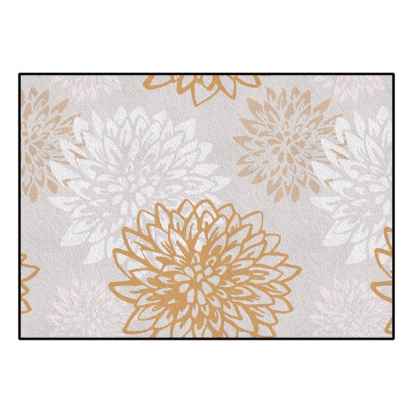 Picture of Flower Taupe 2x3 Rug
