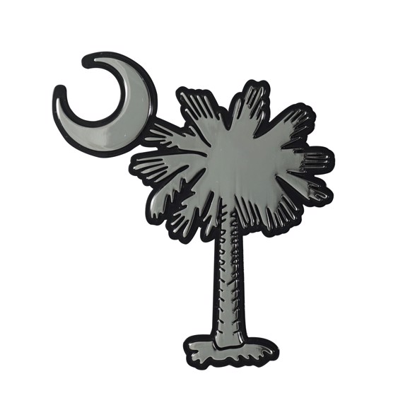 Picture of State of South Carolina - Palmetto Tree Chrome Chrome Emblem