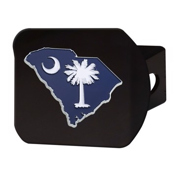 Picture of State of South Carolina - Blue Color Hitch Cover - Black