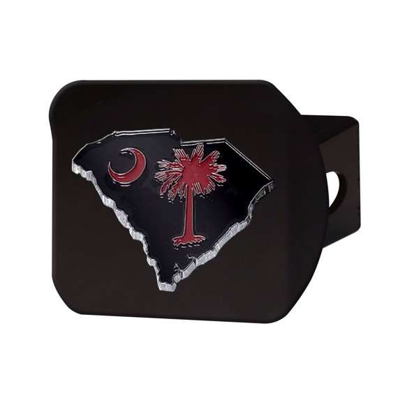 Picture of State of South Carolina - Orange Color Hitch Cover - Black