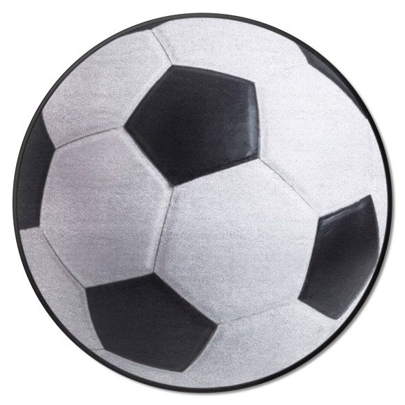 Picture of Soccer Ball Photorealistic Roundel Mat