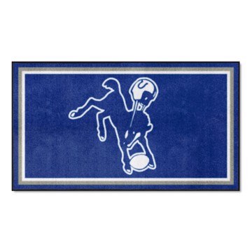 Picture of Indianapolis Colts 3X5 Plush Rug - Retro Collection