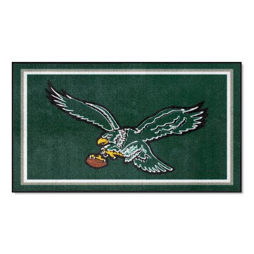 Picture of Philadelphia Eagles 3X5 Plush Rug - Retro Collection