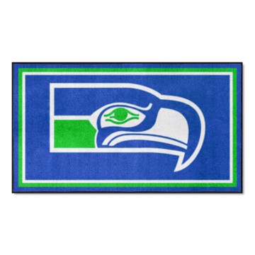 Picture of Seattle Seahawks 3x5 Rug, NFL Vintage