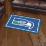 Picture of Seattle Seahawks 3X5 Plush Rug - Retro Collection