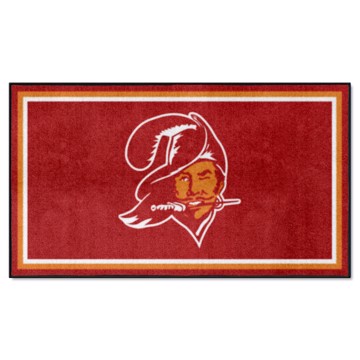 Picture of Tampa Bay Buccaneers 3x5 Rug, NFL Vintage Bucco Bruce Logo