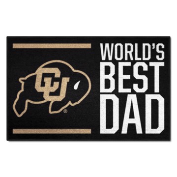 Picture of Colorado Buffaloes Starter Mat - World's Best Dad