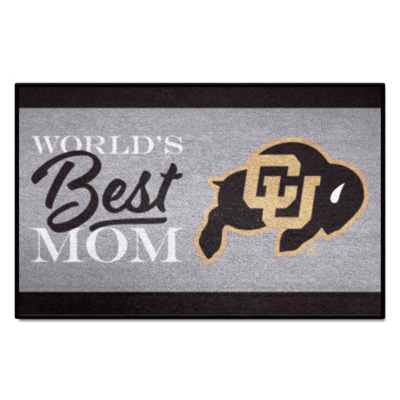 Picture of Colorado Buffaloes Starter Mat - World's Best Mom