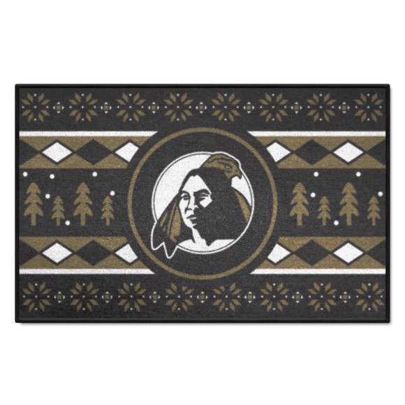Picture of UNC Pembroke Braves Starter Mat - Holiday Sweater