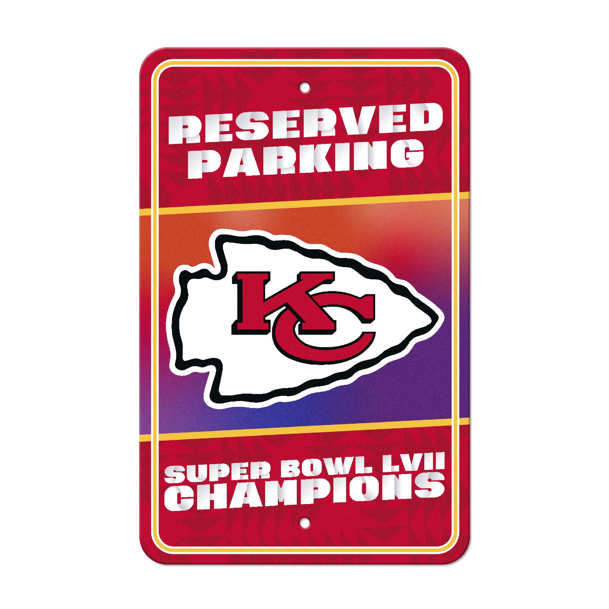 Fanmats  Kansas City Chiefs Super Bowl LVII Parking Sign