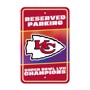 Picture of Kansas City Chiefs Super Bowl LVII Parking Sign