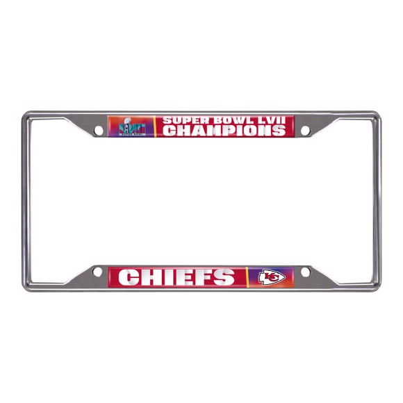 Picture of Kansas City Chiefs Super Bowl LVII License Plate Frame