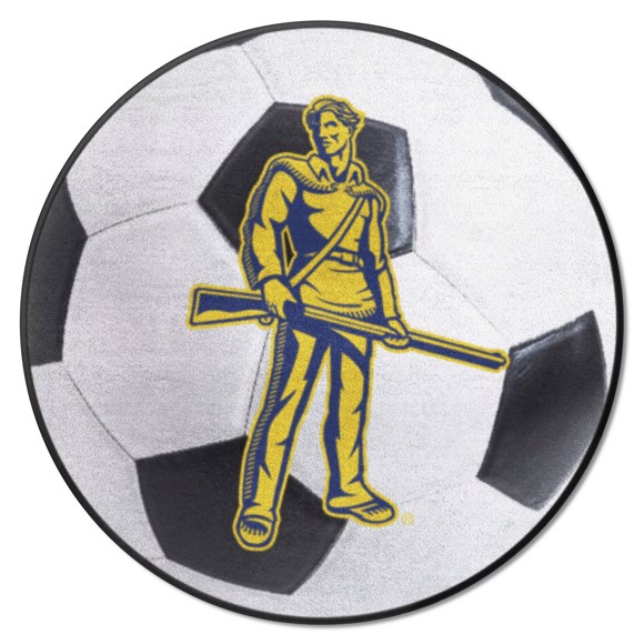 Picture of West Virginia Mountaineers Soccer Ball Mat