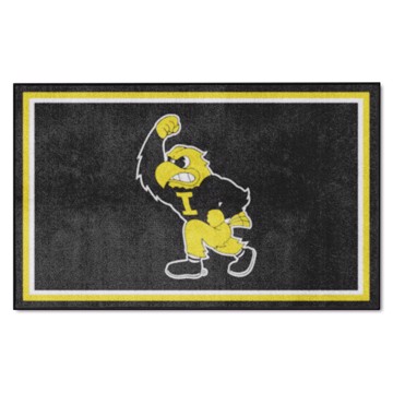 Picture of Iowa Hawkeyes 4x6 Rug