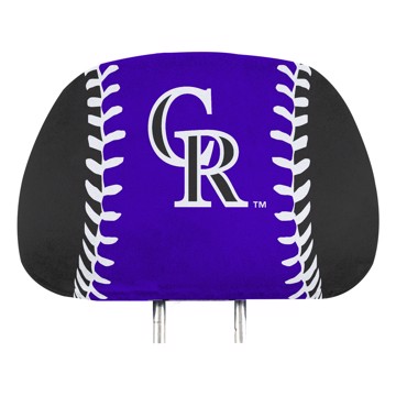 Picture of Colorado Rockies Printed Headrest Cover