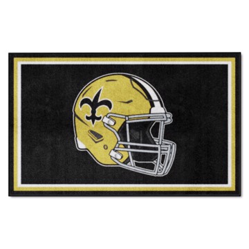 Picture of New Orleans Saints 4x6 Rug  - Retro