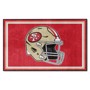 Picture of San Francisco 49ers 4x6 Rug  - Retro