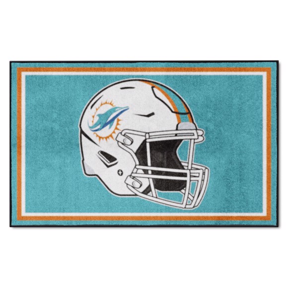 Picture of Miami Dolphins 4x6 Rug