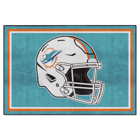 Picture of Miami Dolphins 5x8 Rug