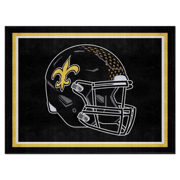 Picture of New Orleans Saints 8x10 Rug