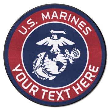 Picture of U.S. Marines Personalized Roundel Mat