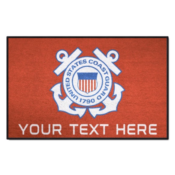 Picture of U.S. Coast Guard Personalized Starter Mat