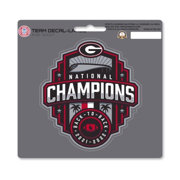 Picture of Georgia Bulldogs 2022-23 National Champions Large Decal