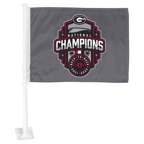 Picture of Georgia Bulldogs 2022-23 National Champions Car Flag