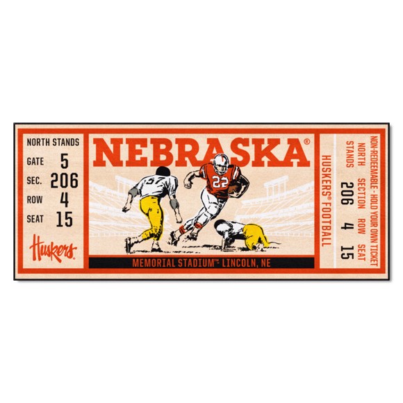 Picture of Nebraska Cornhuskers Ticket Runner