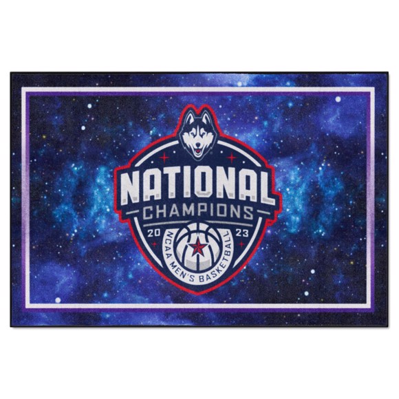 Picture of University of Connecticut 2023 NCAA Men's Basketball National Championship 5x8 Rug