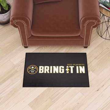 Picture of Denver Nuggets 2023 NBA Finals Champions Starter Mat Accent Rug - 19in. x 30in.