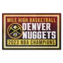Picture of Denver Nuggets 2023 NBA Finals Champions 4ft. x 6ft. Plush Area Rug