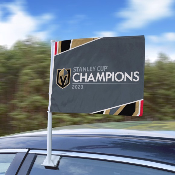 Picture of Vegas Golden Knights 2023 Stanley Cup Champions Car Flag Large 1pc 11" x 14"